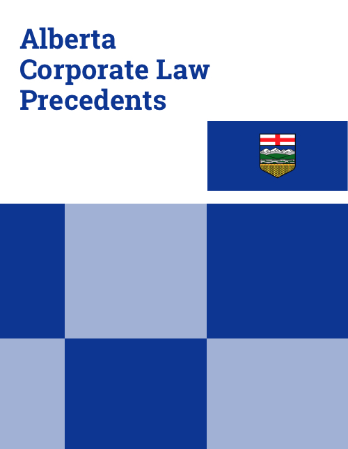 alberta corporate law precedents