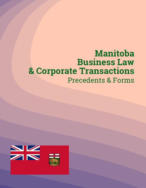 manitoba corporate law precedents