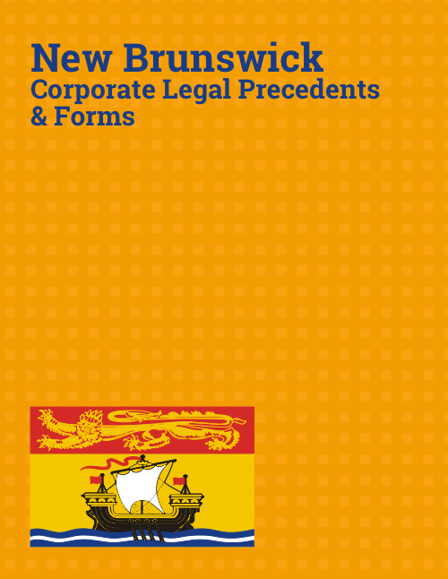 new brunswick corporate law precedents